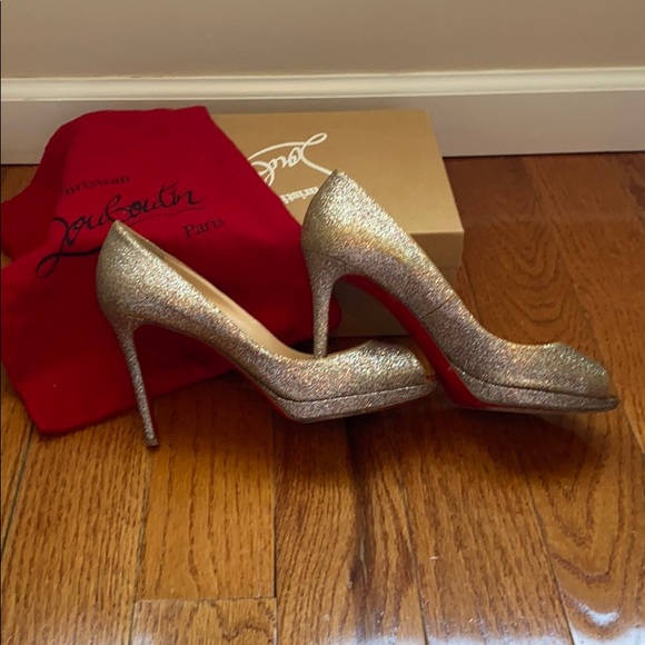 TODAY ONLY!!!  Christian Louboutin Yolanda 100 Glitter Pump - Picture 5 of 8